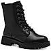 Lace Boot Black Gold Stivali Sintetico E Tessile Scarpe Donna Nero Eu 36, 1-25906-41 048 - Foto miniatura 1