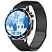 Smartwatch Con Ecg, Cardiofrequenzimetro, Pressione Sanguigna E Contapassi Black Milanese Strap - Foto miniatura 6