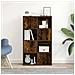 Libreria Rovere Fumo 60x24x101,5 Cm In Legno Multistrato - Foto miniatura 3