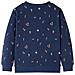 Felpa da Bambino Blu Marino Mélange 104 - Foto miniatura 2