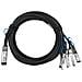 SC282701L5M26 cavo InfiniBand e in fibra ottica 5 m QSFP28 4xSFP28 Nero - Foto miniatura 1