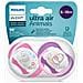 Avent 2 Succhietti Ultra Air 6-18Mesi Femmina Animaletti - Foto miniatura 1