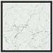 Lusso Casadino -  Tavolino Da Salotto Nero Con Vetro Marmo Bianco 60x60x35 Cm - Foto miniatura 3