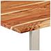 Tavolo Da Pranzo 140x70x76 Cm In Legno Massello Di Acacia - Foto miniatura 6
