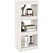 Libreria /divisorio Bianco 40x30x103,5 Cm Legno Massello Di Pino - Foto miniatura 3