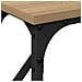 Tavolo Console Rovere Artigianale 140x23x75 cm Legno Ingegnerizzato - Foto miniatura 7