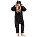 Pigiama Da Donna Tuta Intera Kigurumi Onesie Drago Sdentato Nero 145-155 S - Foto miniatura 6