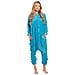 Pigiama Da Donna Costume Kigurumi Tuta Intera Mostro Dei Biscotti 145-155 S - Foto miniatura 4