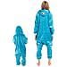 Pigiama Da Donna Costume Kigurumi Tuta Intera Mostro Dei Biscotti 145-155 S - Foto miniatura 5