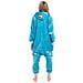 Pigiama Da Donna Costume Kigurumi Tuta Intera Mostro Dei Biscotti 145-155 S - Foto miniatura 6