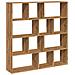 Libreria Rovere Artigianale 132x29x141,5cm in Legno Multistrato - Foto miniatura 1