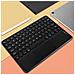 Tastiera Bluetooth Con Tasti Rotondi E Touchpad - Compatibile Con Ipad, Tablet E Smartphone Black - Foto miniatura 4