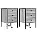 Mobiletti da Notte 2 pcs Grigio sonoma 42 x 41 x 61 cm - Foto miniatura 1