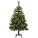 Albero di Natale artificiale pieghevole con coni Verde 120 cm - Foto miniatura 5