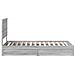 Letto con Contenitore con testiera Grigio Sonoma 75 x 190 cm - Foto miniatura 9