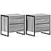 Comodino con cassetto 2 pcs Grigio Sonoma 50 x 39.5 x 50 cm - Foto miniatura 1