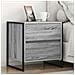 Comodino con cassetto 2 pcs Grigio Sonoma 50 x 39.5 x 50 cm - Foto miniatura 2