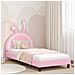 Struttura letto bambini con testata Rosa 80 x 200 cm PU - Foto miniatura 2