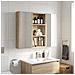 Armadio da bagno a muro Rovere Sonoma 30 x 10 x 60,5 cm - Foto miniatura 4