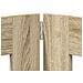 Cancello per cani pieghevole con supporti 4 pcs Rovere Sonoma - Foto miniatura 4