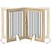 Cancello per cani pieghevole con supporti 4 pcs Rovere Sonoma - Foto miniatura 6