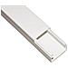 CANALINA PASSACAVI ADESIVA IN PVC MM 30x20 MT 2 CON COPERCHIO SCORREVOLE BIANCO - Foto miniatura 1