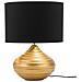 Lampada Da Tavolo In Ceramica In Color Oro Kuban - Foto miniatura 27