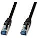 ver Cavo Patch Cat. 6a S / ftp Pur Ip20 Uv 7,5m Nero Nero 7,5 Metri - Foto miniatura 1
