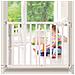 Cancello Di Sicurezza Estensibile 63,5-106 Cm Legno Bianco 94153 - Foto miniatura 3