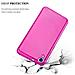 Custodia Compatibile Con Htc Desire 820 In Rosa - Coperchio Protettivo In Silicone Tpu Flessibile Con Design Spazzolato - Foto miniatura 5