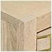 Tavolo Consolle Oro 90x30x75 cm Legno Massello di Mango - Foto miniatura 2