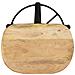 Sgabelli Da Bar 2 Pz 52 Cm In Legno Massello Di Mango - Foto miniatura 4