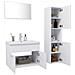 Set Mobili da Bagno Bianco in Truciolato - Foto miniatura 3