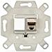 Face Plate F. Keystone Modules 2xrj45 1 White Block Straight - Foto miniatura 3