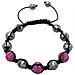 Jcm1155-592 - Bracciale Da Donna Con Ematite - Tessuto - Foto miniatura 1