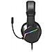 MH122 Cuffia Gaming Stereo Padiglione Auricolare Cablato con Microfono Integrato Colore Nero - Foto miniatura 3