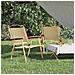 Sedie Da Campeggio 2 Pz Beige 54x55x78 Cm Tessuto Oxford - Foto miniatura 1
