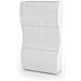 Scarpiera Leonardo, Mobile Multiuso A 3 Ante, Portascarpe Da Ingresso, 100% Made In Italy, Cm 71x27h122, Bianco Lucido - Foto miniatura 2