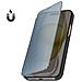 Custodia Clear View Per Iphone 15 Pro Max Effetto Specchio Supporto Nera - Foto miniatura 5
