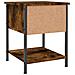 Comodini 2 Pz Rovere Fumo 34x35,5x45 Cm In Legno Multistrato - Foto miniatura 5