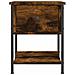 Comodini 2 Pz Rovere Fumo 34x35,5x45 Cm In Legno Multistrato - Foto miniatura 6