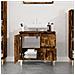 Armadietto Bagno Rovere Fumo 65x33x60 Cm In Legno Multistrato - Foto miniatura 4