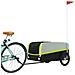 Rimorchio Da Bici Da Carico Nero E Verde 45 Kg In Ferro - Foto miniatura 3