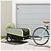 Rimorchio Da Bici Da Carico Nero E Verde 45 Kg In Ferro - Foto miniatura 1