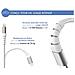 Cavo Usb C/lightning Rinforzato 1,2 M - 3 A, Bianco - Foto miniatura 3