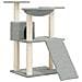 Albero Per Gatti Con Tiragraffi In Sisal Grigio Chiaro 83 Cm - Foto miniatura 1