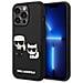 Cover Per Iphone 14 Pro Max 3d Rubber Karl & Choupette, Nero - Foto miniatura 2