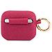Cover Per Airpods Pro Cover Ring In Silicone, Rosa - Foto miniatura 2