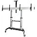 STNDMTVDUO Supporto TV a parete 152,4 cm (60") Nero, Argento - Foto miniatura 1
