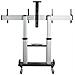 STNDMTVDUO Supporto TV a parete 152,4 cm (60") Nero, Argento - Foto miniatura 4